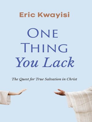 cover image of One Thing You Lack